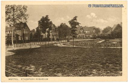 Meppel, Stadspark Rosarium ansichtkaart: Meppel, Stadspark Rosarium