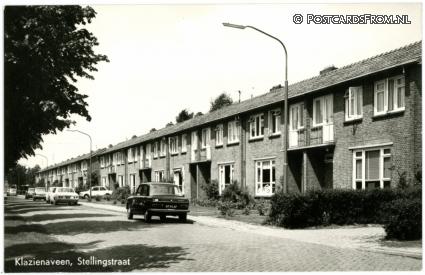 Klazienaveen, Stellingstraat ansichtkaart: Klazienaveen, Stellingstraat