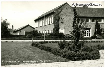 Klazienaveen, R.K. Huishoudschool 'Tabita' ansichtkaart: Klazienaveen, R.K. Huishoudschool 'Tabita'