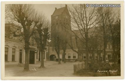 ansichtkaart: Ferwerd, Vrijthof