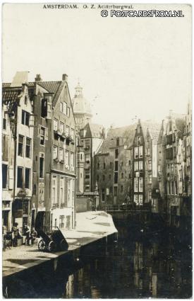 ansichtkaart: Amsterdam, O.Z. Achterburgwal