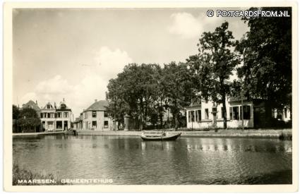 ansichtkaart: Maarssen, Gemeentehuis