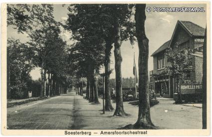 Soesterberg, Amersfoortschestraat. Woningbureau ansichtkaart: Soesterberg, Amersfoortschestraat. Woningbureau