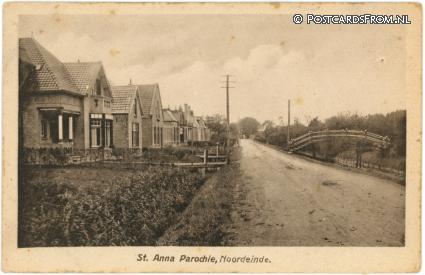 Sint Annaparochie, Noordeinde ansichtkaart: Sint Annaparochie, Noordeinde