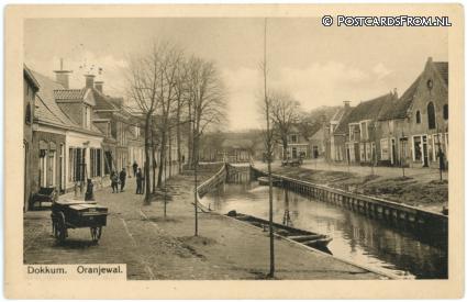 Dokkum, Oranjewal ansichtkaart: Dokkum, Oranjewal