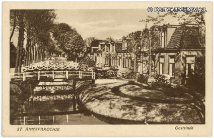 Sint Annaparochie, Oosteinde ansichtkaart: Sint Annaparochie, Oosteinde