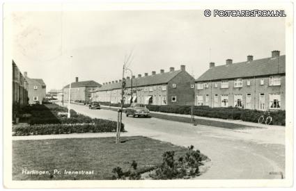 ansichtkaart: Harlingen, Pr. Irenestraat