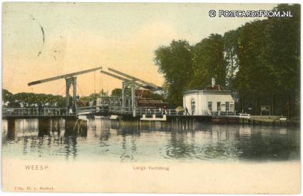 ansichtkaart: Weesp, Lange Vechtbrug