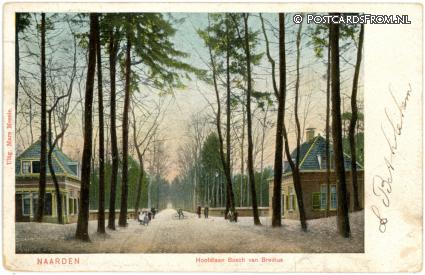 ansichtkaart: Naarden, Hoofdlaan Bosch van Bredius