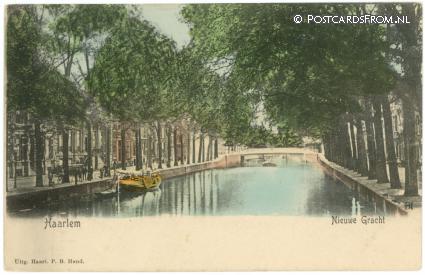 Haarlem, Nieuwe Gracht ansichtkaart: Haarlem, Nieuwe Gracht