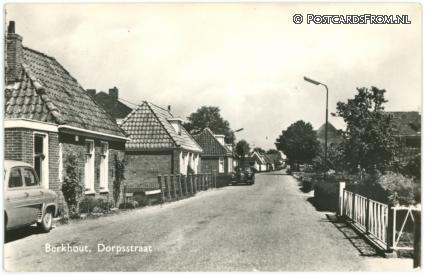 Berkhout, Dorpsstraat ansichtkaart: Berkhout, Dorpsstraat