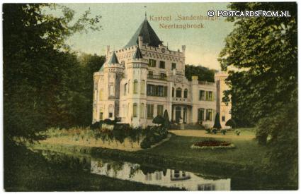 ansichtkaart: Neerlangbroek, Kasteel 'Sandenburgh'