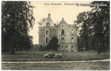 ansichtkaart: Neerlangbroek, Huize Hinderstein