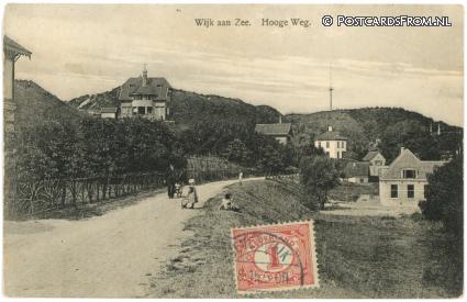 ansichtkaart: Wijk aan Zee, Hooge Weg