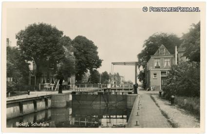 Blokzijl, Schutsluis ansichtkaart: Blokzijl, Schutsluis