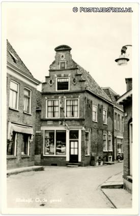 Blokzijl, Oude Gevel Anno 1666 ansichtkaart: Blokzijl, Oude Gevel Anno 1666
