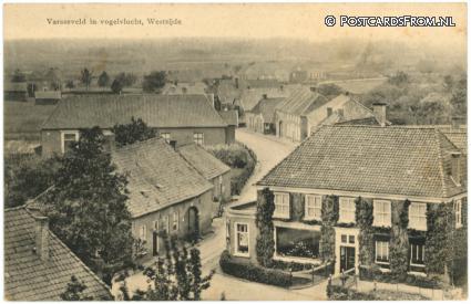 ansichtkaart: Varsseveld, In vogelvlucht. Westzijde