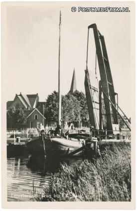 Lemelerveld, Brug bij R.K. Kerk ansichtkaart: Lemelerveld, Brug bij R.K. Kerk