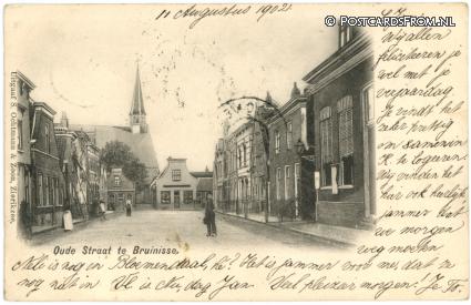 Bruinisse, Oude Straat ansichtkaart: Bruinisse, Oude Straat
