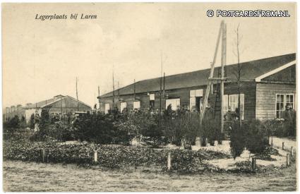 Laren NH, Legerplaats bij Laren ansichtkaart: Laren NH, Legerplaats bij Laren