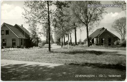 ansichtkaart: Zevenhuizen GN, Veldstreek