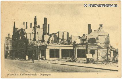 Nijmegen, Winkelflat Kelfkensbosch ansichtkaart: Nijmegen, Winkelflat Kelfkensbosch