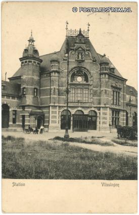 ansichtkaart: Vlissingen, Station