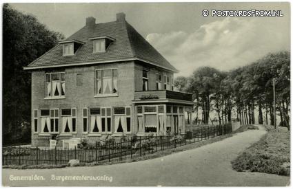 Genemuiden, Burgemeesterswoning ansichtkaart: Genemuiden, Burgemeesterswoning