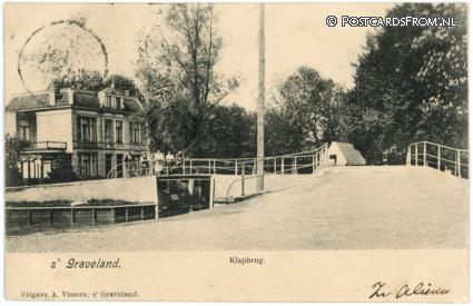 's-Graveland, Klapbrug ansichtkaart: 's-Graveland, Klapbrug