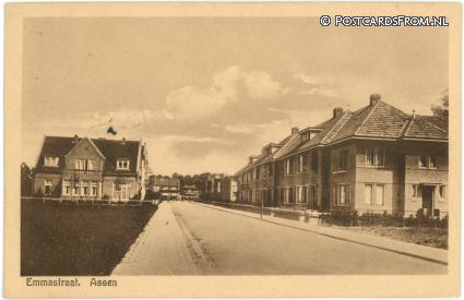 ansichtkaart: Assen, Emmastraat