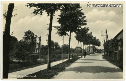 ansichtkaart: Zuidland, Gooi Dijk