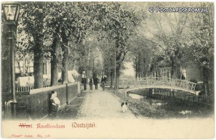 Westknollendam, Oostzijde ansichtkaart: Westknollendam, Oostzijde