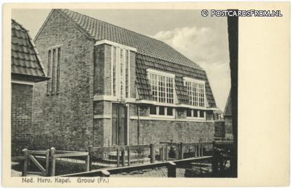 Grouw, Ned. Herv. Kapel ansichtkaart: Grouw, Ned. Herv. Kapel