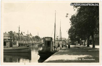 Genemuiden, Binnenhaven ansichtkaart: Genemuiden, Binnenhaven