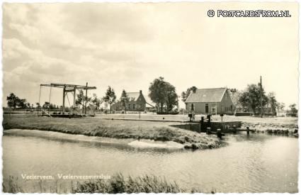 ansichtkaart: Veelerveen, Veelerveenstersluis