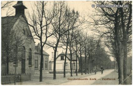 ansichtkaart: Zuidlaren, Gereformeerde Kerk