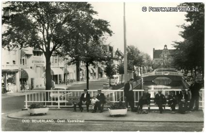 ansichtkaart: Oud-Beijerland, Oost Voorstraat