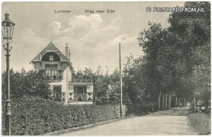 Lunteren, Weg naar Ede ansichtkaart: Lunteren, Weg naar Ede