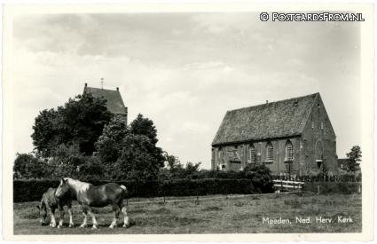 ansichtkaart: Meeden, Ned. Herv. Kerk