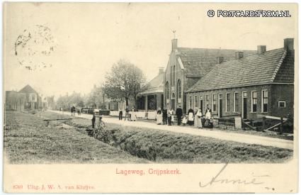 ansichtkaart: Grijpskerk, Lageweg
