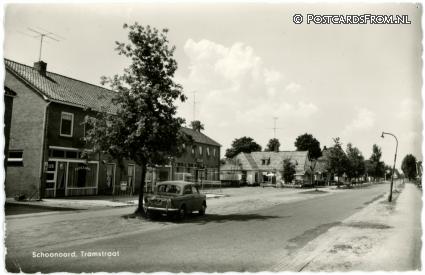 Schoonoord, Tramstraat ansichtkaart: Schoonoord, Tramstraat