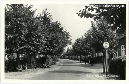 Aarle-Rixtel, Biermansstraat ansichtkaart: Aarle-Rixtel, Biermansstraat