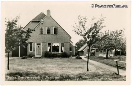 Roden, Kampeerboerderij 'Bastiaans' ansichtkaart: Roden, Kampeerboerderij 'Bastiaans'