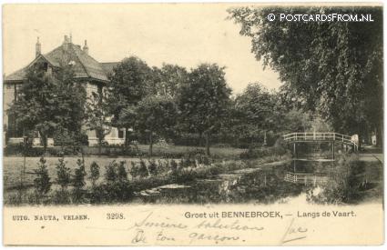 Bennebroek, Langs de Vaart ansichtkaart: Bennebroek, Langs de Vaart