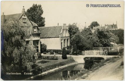 Stellendam, Entree ansichtkaart: Stellendam, Entree