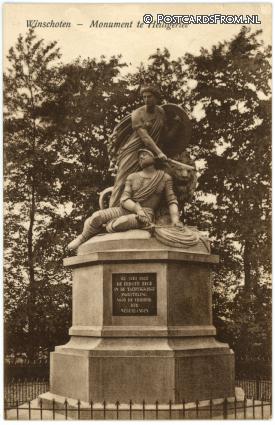 ansichtkaart: Heiligerlee, Monument