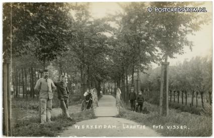 ansichtkaart: Werkendam, Laantjes