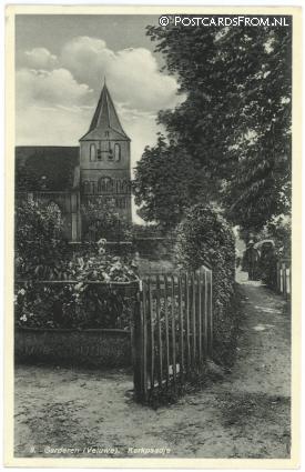 Garderen, Kerkpaadje ansichtkaart: Garderen, Kerkpaadje