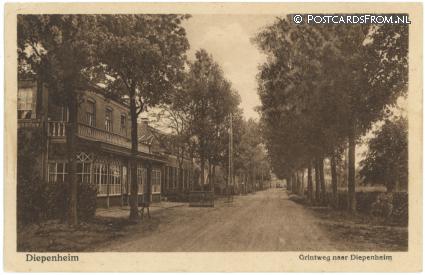 Diepenheim, Grintweg naar Diepenheim ansichtkaart: Diepenheim, Grintweg naar Diepenheim