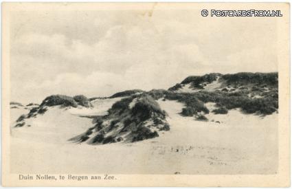 Bergen aan Zee, Duin Nollen ansichtkaart: Bergen aan Zee, Duin Nollen